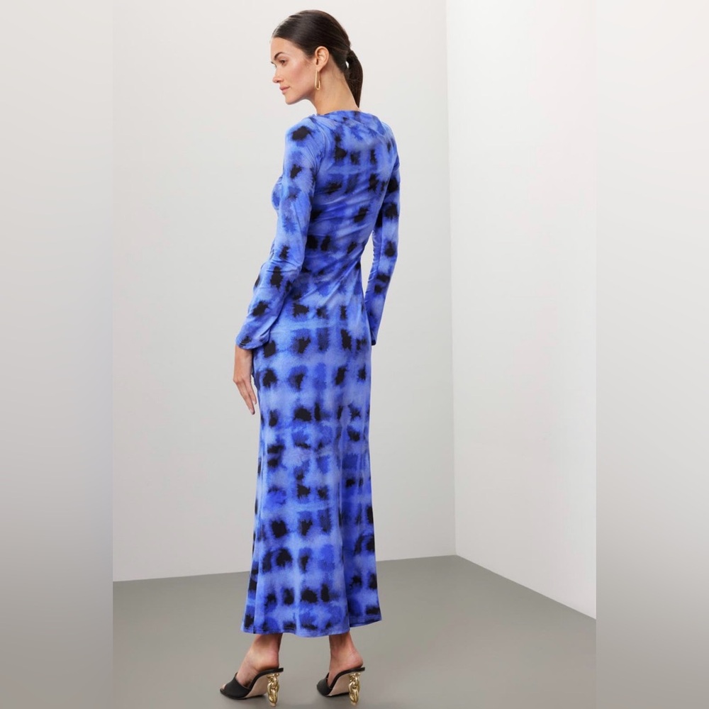 Shibori Ruched Dress - Picture 2 of 5